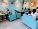 卓瀚达定制餐厅卡座桌椅组合半圆弧形沙发卡座网红奶茶店火锅店 1.2米卡座/张（4张起拍） 实拍图