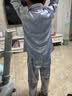 金布丁（JINBUDING）夏季儿童睡衣男童家居服套装适合3-14岁小男孩穿的夏装冰丝空调服 银色长袖套装 140 (身高125厘米左右) 实拍图
