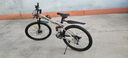 凤凰（Phoenix）可折叠山地车自行车成人男女新款式学生12到18岁变速越野软尾单车 辐条轮/双避震【密封全轴承】钢架肖灰 27.5寸-30速【身高168-198cm】 实拍图