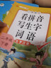 汉知简小学二年级下册看拼音写词语练字帖生字注音语文课本同步专项训练 习字本写字练习册彩绘版 实拍图