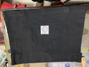 伽嗒大容量帆布袋购物袋单肩包女大号手提包简约帆布包手提袋男士通用 黑色 大号-磁扣版【46*14*34】 纯色简约帆布袋 实拍图