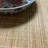 容山堂竹制茶席麻布禅意茶桌布艺茶杯垫笔洗茶道功夫茶具配件 50*30做旧款胡桃色竹茶席 实拍图