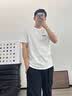 乔丹短袖t恤男夏季新款透气棉质半袖宽松潮流休闲上衣跑步运动健身服 R乔丹白【推荐】 L /175 实拍图