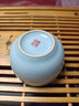 容山堂娄根旺大师茶具汝窑主人杯盖碗茶杯个人专用高端乔迁伴手礼物 娄根旺天青汝窑杯-静心杯 实拍图