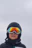 VOLOCOVER儿童滑雪眼镜双层防雾滑雪镜防风防紫外线防雪地可卡近视可调头带 白花框 实拍图