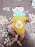 迪迪熊日记（DIDIXIONGRIJI）婴儿衣服夏季薄款短袖男女0-3个月6宝宝包屁三角哈衣纯棉爬服夏装 短袖三角蛋黄派 73cm 适合12-14斤内身高63-70cm 实拍图