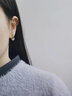 KRISTEN JUDI新款潮气质耳饰高级感水滴耳环女银针小众设计耳钉时尚饰品耳坠送女友老婆生日礼物 金色耳环一对-礼盒包装实用礼物 实拍图