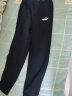 彪马（PUMA）运动裤男裤 26新款健身跑步宽松梭织快干束脚卫裤透气长裤男 【主推款】黑色-彪马白/梭织干爽 S 170【推荐体重100-120斤】 实拍图