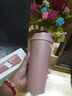 乐扣乐扣（LOCK&LOCK）元气保温杯不锈钢一键式弹跳盖咖啡杯车载商务杯子【年会福利】 粉色 550ml 实拍图