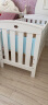 英氏婴儿床0-6岁近口南洋杉实木儿童床可拼接宝宝原木床176103 176104 白色176104 130*70(0-6岁) 晒单实拍图