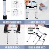 可孚 助行器老人残疾人康复拐杖助步器骨折走路辅助行走器车扶手架老年人四角拐棍铝合金助行器+便盆+坐浴板 实拍图