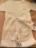 微狮牧尼宝宝秋衣秋裤套装纯棉婴幼儿高腰护肚保暖内衣服儿童分体打底秋冬 肩开扣护肚裤【棕白彩条】 80 【推荐身高77-85cm】 实拍图
