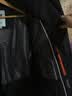 七匹狼羽绒服男中长款加厚款鸭绒三防连帽外套男装冬季极寒保暖防风衣 001(黑色)-8935款 XL (175) 实拍图