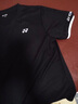 YONEXYONEX尤尼克斯yy羽毛球服春夏季速干比赛团队服yy球服全英赛林丹 男款 LOGOT袖 黑色 3XL 尤尼克斯尺码 XXO码 实拍图