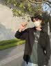 猫人长袖衬衫男士秋季潮流宽松百搭青少年休闲垂感商务衬衣外套男装 实拍图