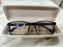 colore.in防蓝光老花镜女士高清中老年人时尚超轻高档老花眼镜老光老花眼男 黑色 防蓝光老花+100度 45-49 实拍图