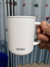 膳魔师THERMOS 新款保温泡茶咖啡杯办公室男女水杯子情侣JDG-351 团购定制LOGO TCDG-451白色 440ml 实拍图