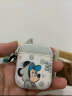 ESCASE airpods保护套苹果1/2代迪士尼米奇耳机壳蓝牙盒卡通无线硅胶皮纹软潮男个性创意灰色 实拍图