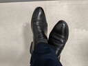 蜘蛛王（SPIDER KING）皮鞋男英伦牛皮商务正装休闲男士鞋子套脚低帮尖头婚鞋 黑色 43  实拍图