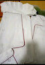 FGHGF厨师服长短袖后厨工作服厨师工装透气食堂厨师服饭店烘焙厨房工帽 白色长袖厨师服+赠品纸帽 XXL 实拍图