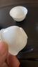 一品工坊潮州工夫茶具骨瓷盖碗单个高档薄胎三才泡茶碗大号不烫手陶瓷盖碗 沁容盖碗120cc 实拍图