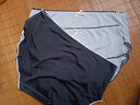 娴妃 日系简约冰丝内裤女冷淡风少女中腰学生夏季性感三角裤头 【灰色+灰色+黑色】三条装 M 70-100斤 实拍图