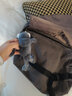 暄琰帆布包复古休闲斜挎包男士简约斜跨包旅行上课学生大容量单肩包女 帆布包【插扣灰色】无挂件 实拍图