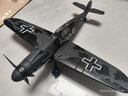 玩控 二战飞机模型军事拼装模型BF109玩具diy手工制作仿真模型 深灰色 实拍图