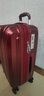 莎米特行李箱大容量可扩容 德国进口纯PC材质静音万向轮旅行拉杆箱PC154 酒红【可扩容】 20英寸 【短途43L 可登机】 实拍图