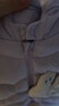 巴拉巴拉童装婴儿羽绒服连体衣宝宝衣服冬装哈衣爬服萌趣男童女童 粉紫A70708 73 cm 实拍图