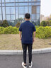 海澜之家（HLA）polo衫男短袖2026夏季商务休闲凉感透气简约翻领体恤纯色百搭半袖 凉感透气-藏青B8 M (170) 推荐125~136斤 实拍图