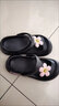 速狐（SUHU）夏季洞洞鞋女软底玛丽珍防滑护士鞋上班韩版学生外穿凉拖鞋凉鞋女 黑色 35-36 适用于35-36的脚 实拍图