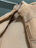 MUJI 男女通用 羊羔绒拉链夹克 春秋柔软摇粒绒外套  格雷系 暗黄色 XXS-XS（160cm） 实拍图