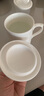 天泽（TIAN ZE）茶杯陶瓷杯子白瓷会议瓷杯带盖水杯金边商务办公杯会议杯定制logo 万丰杯 实拍图