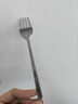 GEEGO304不锈钢叉子餐叉西餐叉家用主餐叉牛排刀叉勺三件套长柄沙拉叉 星空银-西餐叉2支装(304) 实拍图