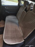 鸣帆 汽车坐垫主驾驶夏季凉垫单个冰丝座垫后排单片编织通风透气全包围车用一张通用座套 咖啡色后排三人 实拍图