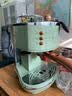 德龙（Delonghi） 复古咖啡机意式浓缩美式拿铁卡布奇诺小型咖啡机家用泵压式奶泡一体半自动咖啡机ECO310 橄榄绿 实拍图