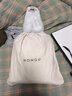 红谷（HONGU）包包女包新款潮牛皮单肩包时尚简约大容量手提包圣诞礼物 米白 实拍图