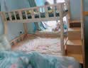 筱环上下床实木上下铺儿童床男孩女孩高低床成人双层床子母床 上下床 梯柜款单床 上铺宽100下铺宽120-全实木 实拍图