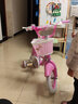 凤凰（Phoenix）儿童自行车3-5-8-10-15岁宝宝单车公主钻石浪漫粉色带辅助轮礼物 【凤凰粉系】梦幻浪漫粉 12寸（适合身高85-100cm） 实拍图