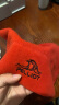 伯希和户外抓绒帽防风保暖摇粒绒围脖滑雪帽 M01 中国红 实拍图