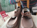 啄木鸟真软皮小皮鞋女2025新款女鞋软底软面软休闲百搭厚底乐福鞋单鞋 深棕色（春秋款） （厚底4厘米） 38 偏小拍大一码 实拍图