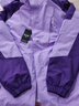 雅鹿三合一冲锋衣女男防风短外套加绒加厚可拆内胆风衣保暖滑雪登山服 YLN11Z36820紫色/深紫-女 4XL 实拍图