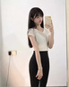 翊尚美交叉腰鲨鱼皮裤女秋冬季打底裤女外穿高腰收腹提臀运动紧身瑜伽裤 神秘黑【交叉腰显瘦款】 M【推荐105-125斤】 实拍图