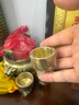 财神爷供奉酒杯供关公财神供酒杯铜杯子纯黄铜供佛套装酒铜杯 中号酒杯（三个） 实拍图