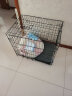 宠乐乖（CHONGLEGUAI）狗笼猫笼狗笼子中小型犬带厕所幼犬折叠便携猫笼子猫咪兔笼700ZG 实拍图