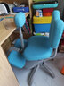 怡佳乐（YIJIALE）儿童学习椅小学生写作业写字椅子家用可升降调节正姿椅带脚踏 蓝色五爪/普通版+脚踏1.1-1.45米 实拍图
