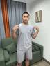 从心睡衣男夏季莫代尔短袖短裤家居服男士睡衣夏天冰丝圆领休闲居家服 CX 8801 【高端凉爽莫代尔】 XL 男 (高175-180重140-160斤) 实拍图