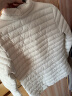 迪卡侬（DECATHLON）短款羽绒服轻薄薄外套户外运动保暖内胆排骨羽绒服TREK100 女款-珍珠白-立领 S 实拍图