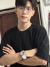 朗玛（RONMAR）熊猫系列三眼计时立体表盘潮流石英学生腕表生日礼物 黑壳白胶 实拍图